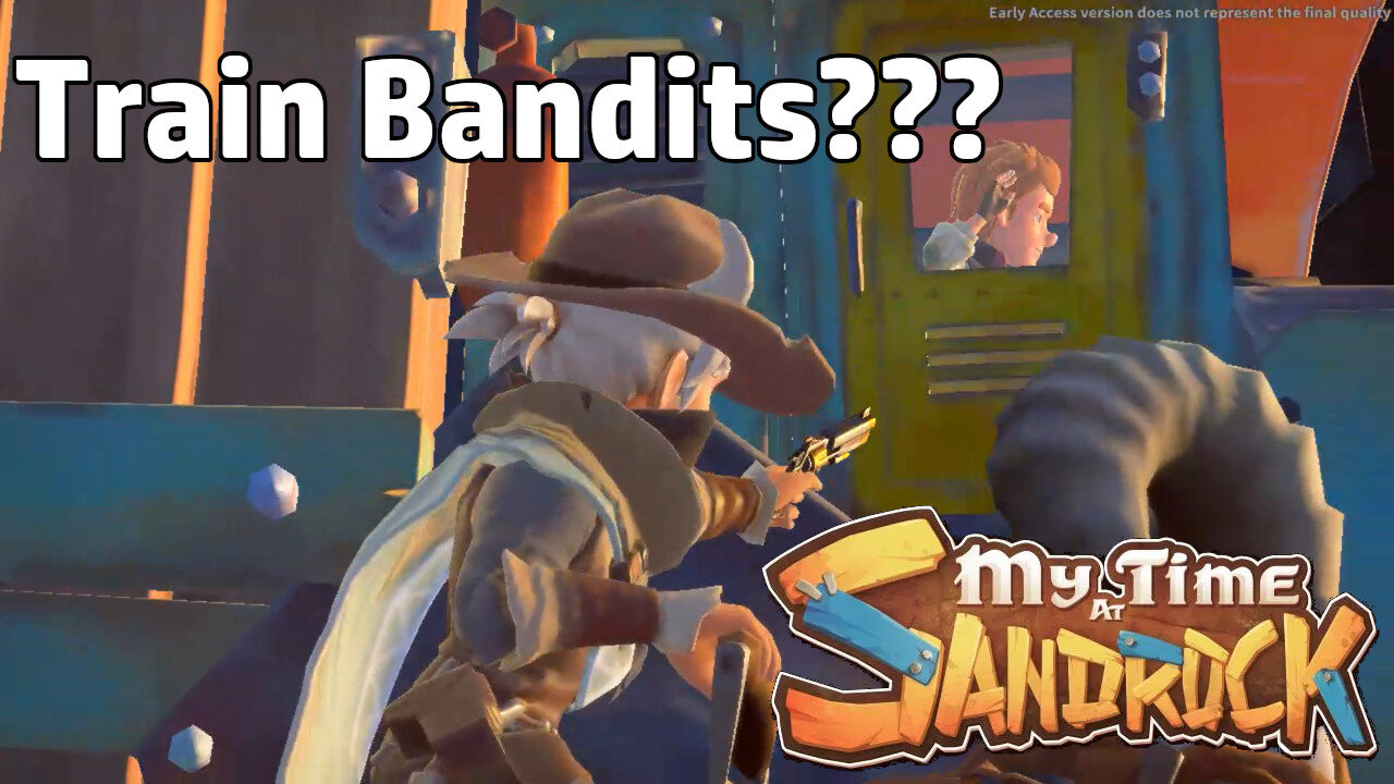 Bandits on the Train??? Let's play My Time at Sandrock episode 3