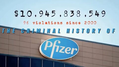 The Criminal History of Pfizer | Health Freedom Defence Fund / Dr. Sam Bailey | 2023