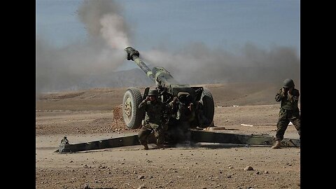 Destrucción del obús ucraniano D-30 por el dron kamikaze Lancet cerca de Bajmut