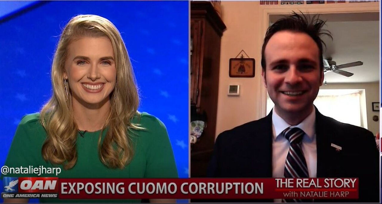 The Real Story - OAN Cuomo Corruption with Curtis Houck