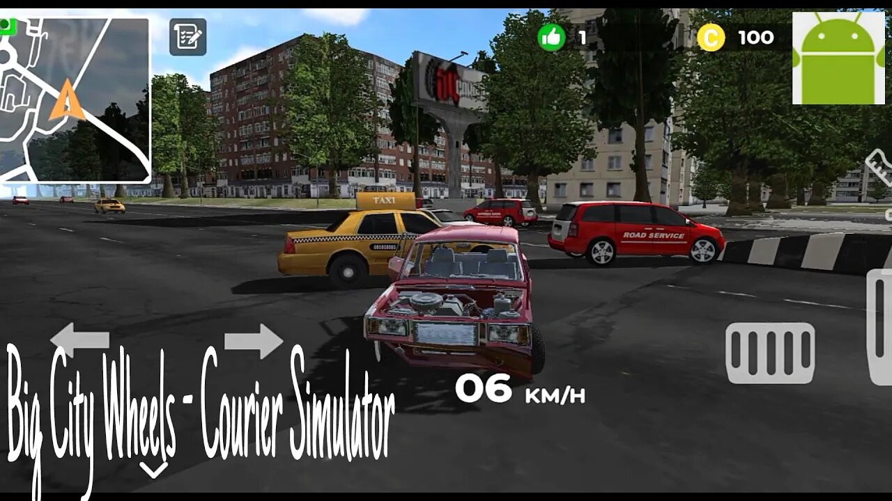 Big City Wheels - Courier Simulator - for Android