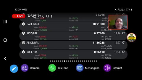 Ao vivo : mercado cripto e hoje tem entrevista no canal