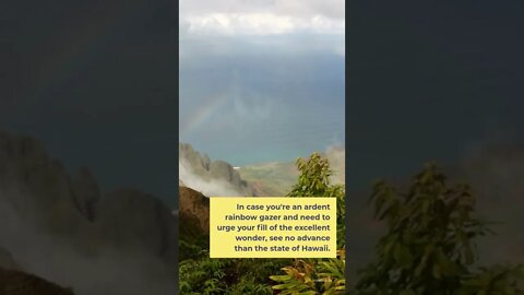 The best place in the world to see rainbows is in Hawaii #Shorts