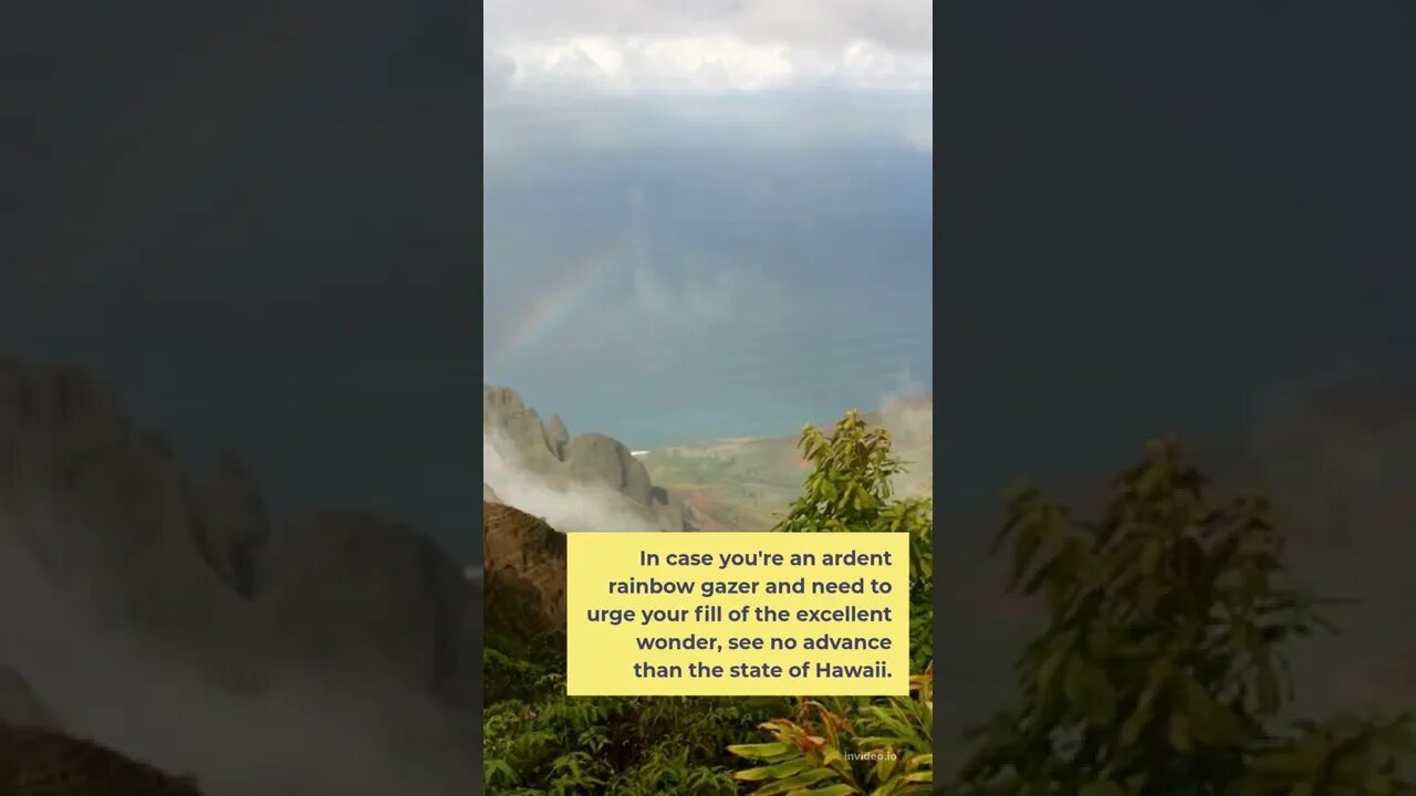 The best place in the world to see rainbows is in Hawaii #Shorts