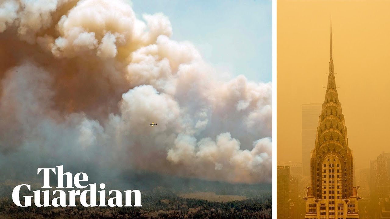 Canadian wildfires trigger air quality alerts in US as smoke reaches cities