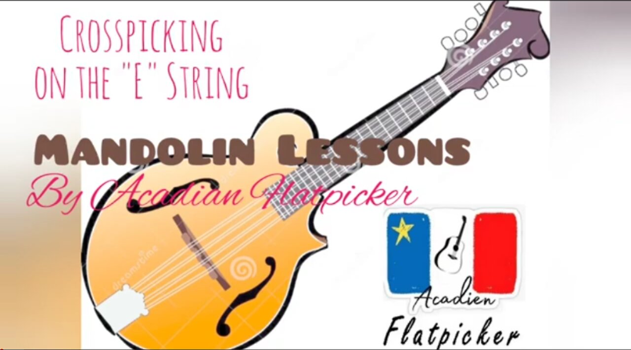 Mandolin Lesson - Crosspicking on the _E_ String