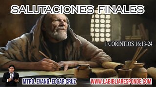 SALUTACIONES FINALES - EDGAR CRUZ MINISTRIES