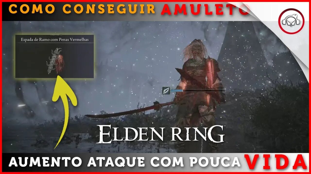 Elden Ring, Como conseguir o amuleto Espada de Ramo com Penas Vermelhas | super dica