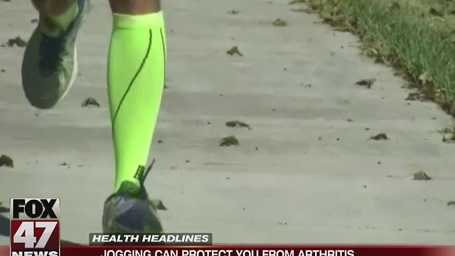 Jogging can protect you from arthritis