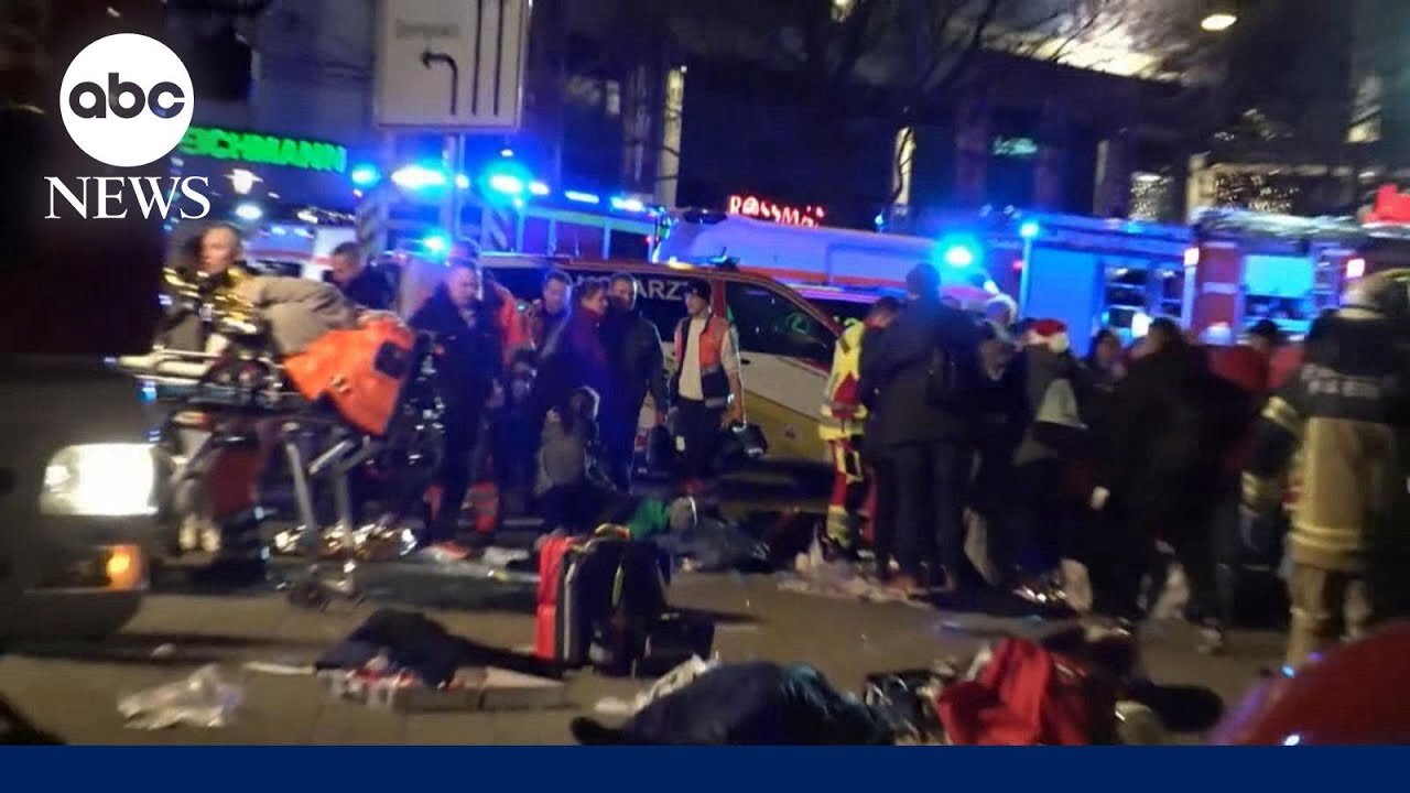 Deadly crash at German Christmas market