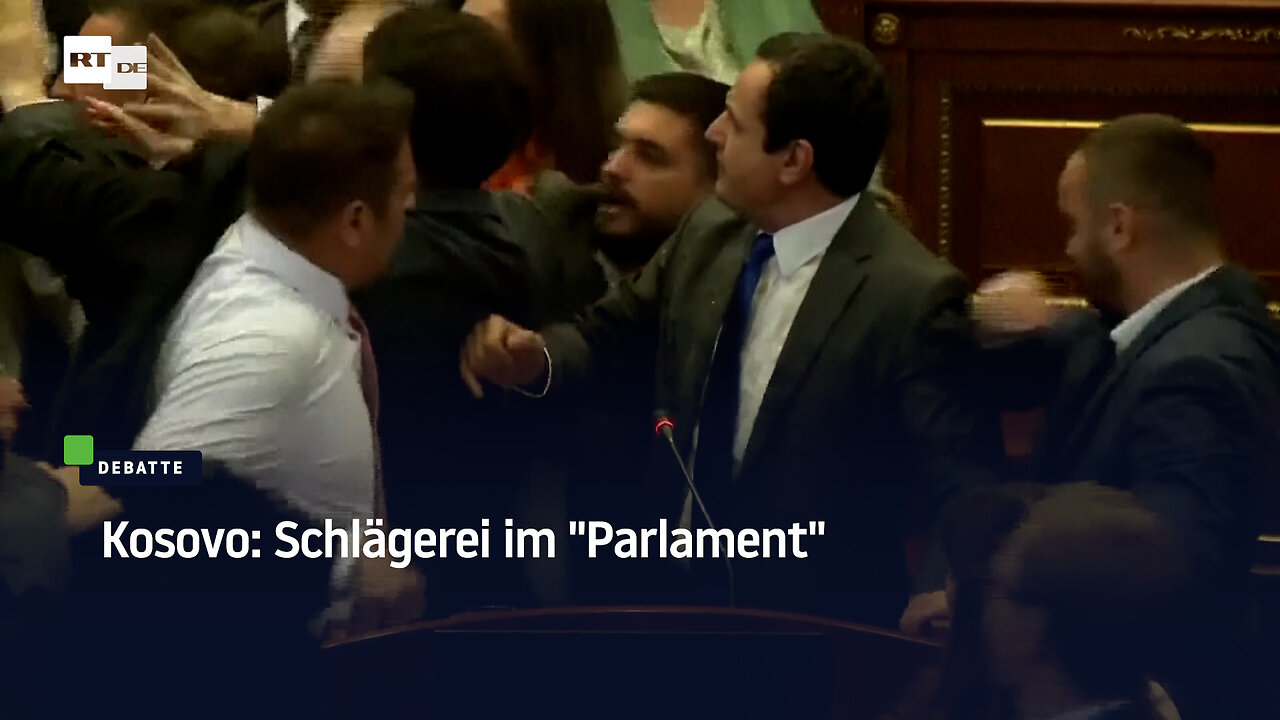 Kosovo: Schlägerei im "Parlament"