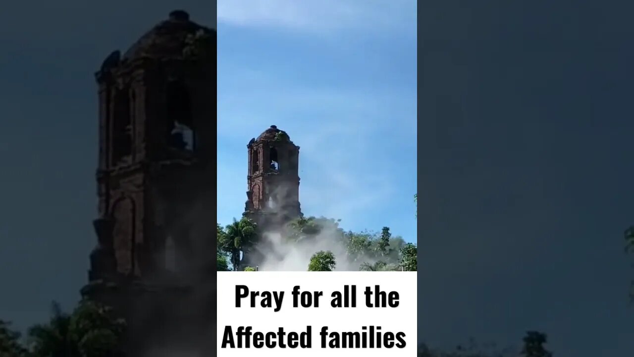 Earthquake in Ilocos July 27, 2022 | Lindol sa Ilocos Bantay Tower