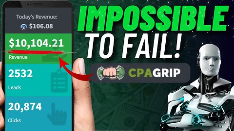 NEW! "DTA" CPA Marketing Method To Make Upto +$3,500/WEEK || CPAGrip Tutorial || Make Money Online