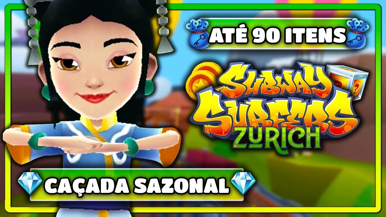 Subway Surfers Zurich 2020 | Caçada Sazonal até 90 Itens