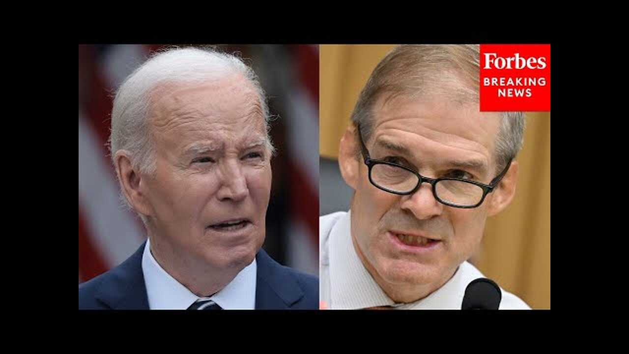 Jim Jordan Citing Biden Ghostwriter With Contempt