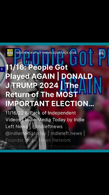 11/16: People Got Played AGAIN | DONALD J TRUMP 2024? | Sabby Sabs visits Jimmy Dore +