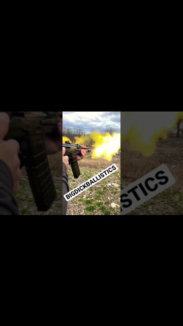 Zastava MPAP M85 KRINK AK47 Style Pistol Slow Mo Bumpfire! Flames and all! Feat. Alice In Chains