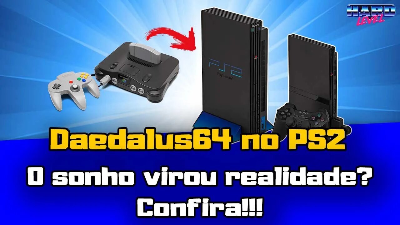 Daedalus64 no PS2! Sim! Emulador de Nintendo 64 no imortal Playstation 2!