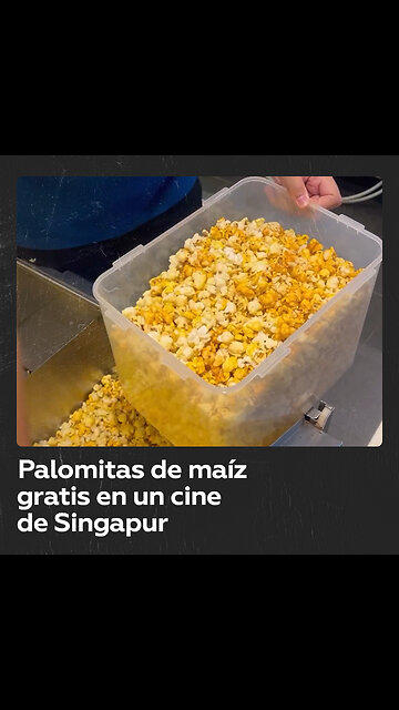 Cine de Singapur ofrece a sus clientes acudir con cualquier recipiente y llenarlo con crispetas