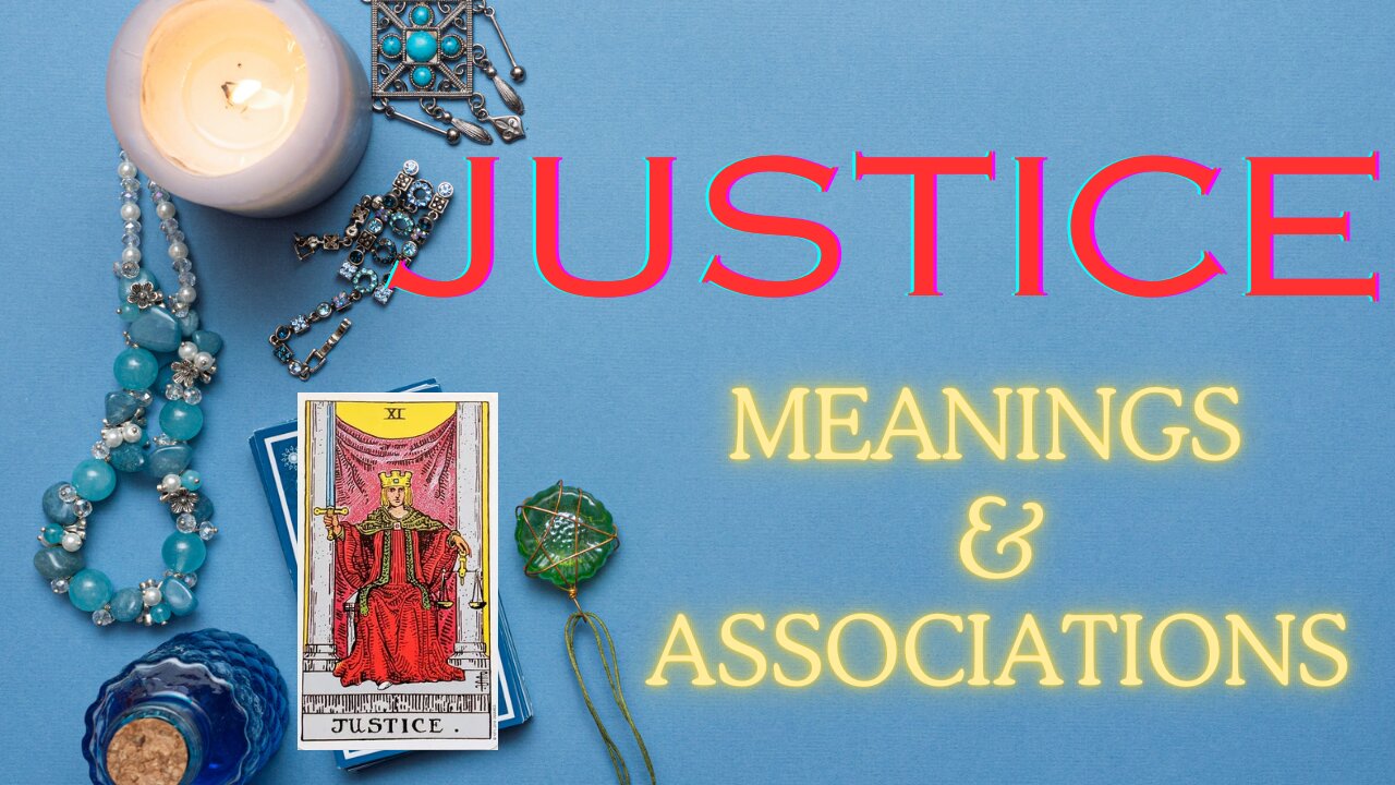 Justice tarot card - meanings and associations #justice #justicetarot #tarotary #tarot #tarotcards