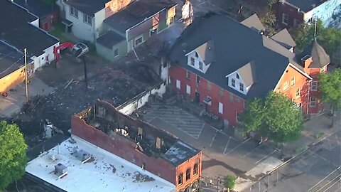 Video shows aftermath of devastating fire in Holly that destroyed historic buildings