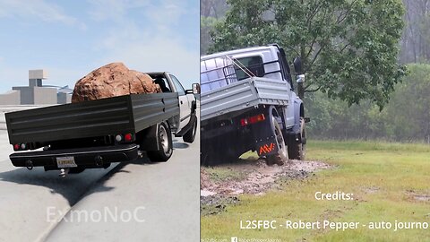 BeamNG.Drive vs Real Life physics