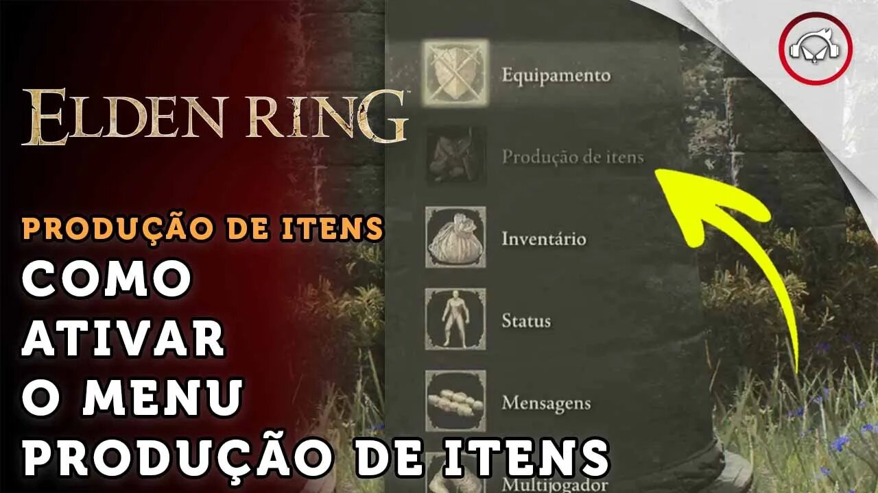 Elden Ring, Como ativar o menu produção de itens | super dica