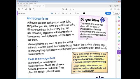 Science Class 5 4 12 2021