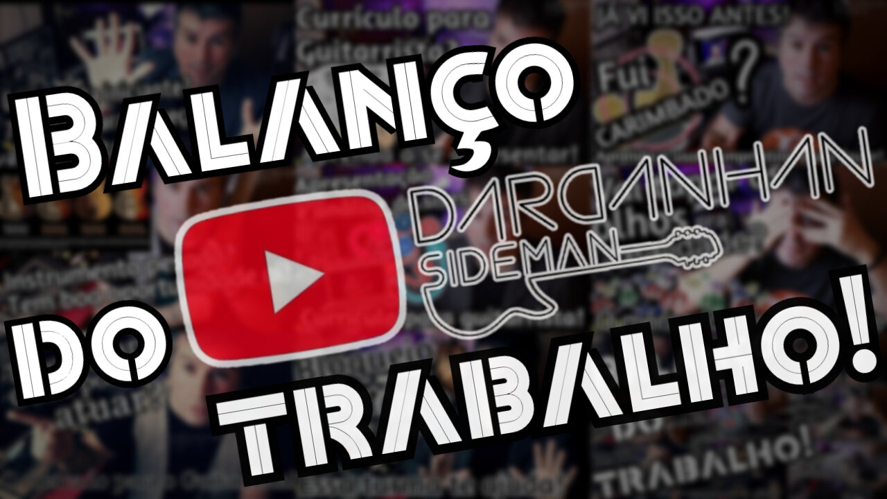 Balanço realizado no canal para guitarristas, músicos e instrumentistas - CARREIRA
