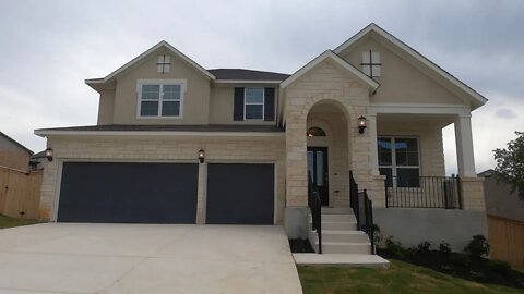 David Weekley Home tour, Costner Plan, Kinder Ranch subdivision, Bulverde Tx