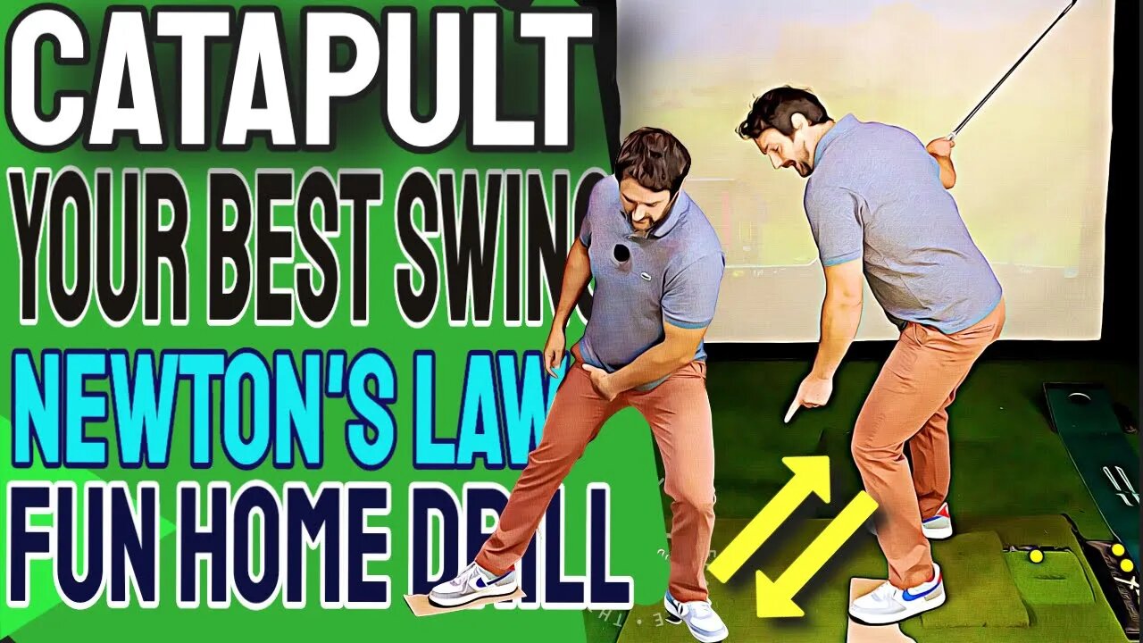 Use Some Cardboard For An Effortless Golf Swing - The Catapult Method | Use The Ground Golf Swing