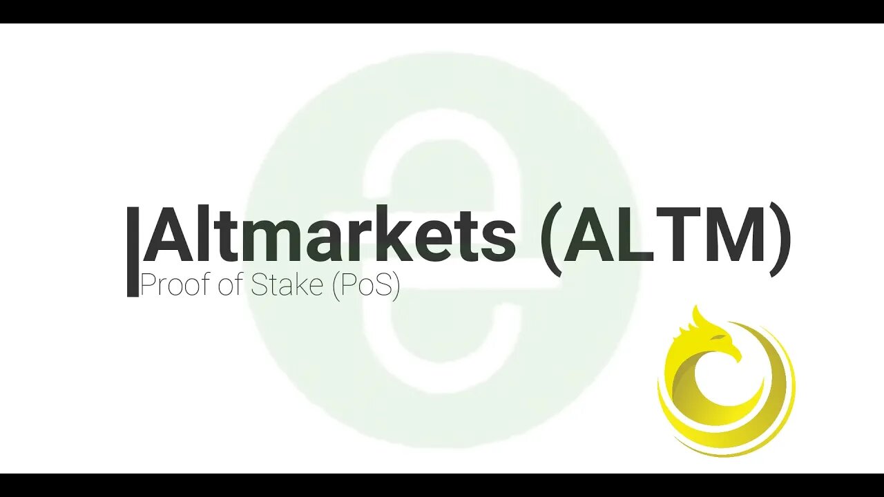 Proof of Stake (PoS) - Altmarkets (ALTM)