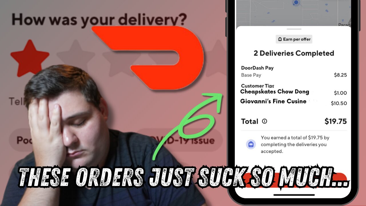 Doordash Driver EXPOSED The Dark Truth of Host and Leech Orders! AVOID THIS TRAP! UberEats Grubhub