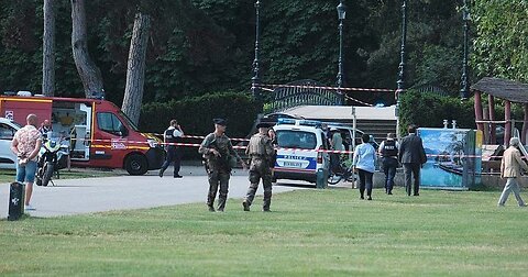 4 children and two adults were stabbed near a playground in southeast France.