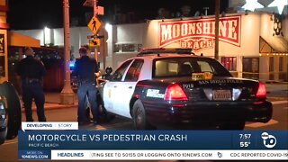 DUI collision leaves a pedestrian with life-threatening injuries