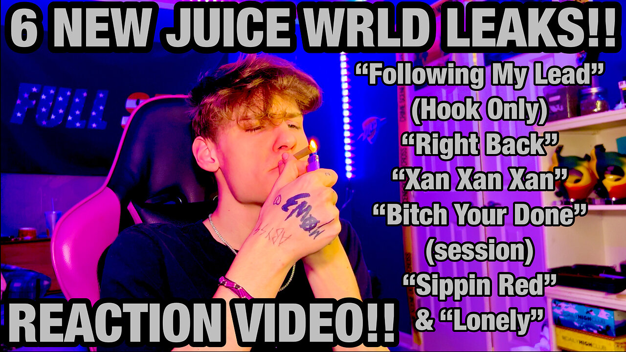 JUICE WRLD - FOLLOWING MY LEAD, RIGHT BACK, XXX, SIPPIN RED, & LONELY (Reaction/Review)