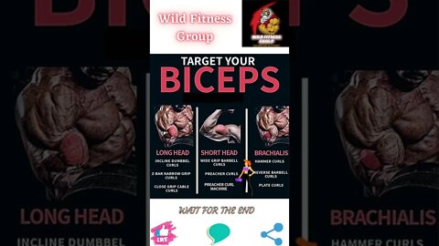 🔥Target your biceps🔥#shorts🔥#wildfitnessgroup🔥14 August 2022🔥