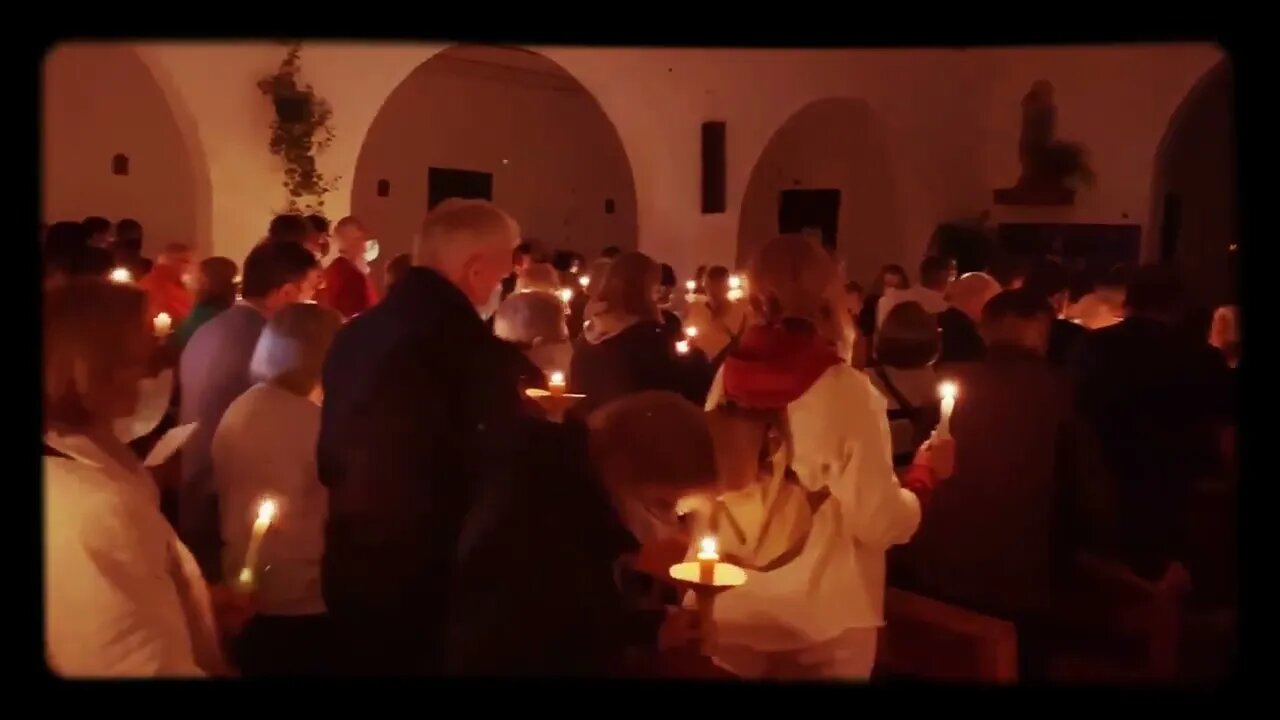 Solemne Vigilia Pascual en Parroquia San Francisco de Asís en Piriápolis (Maldonado, Uruguay)