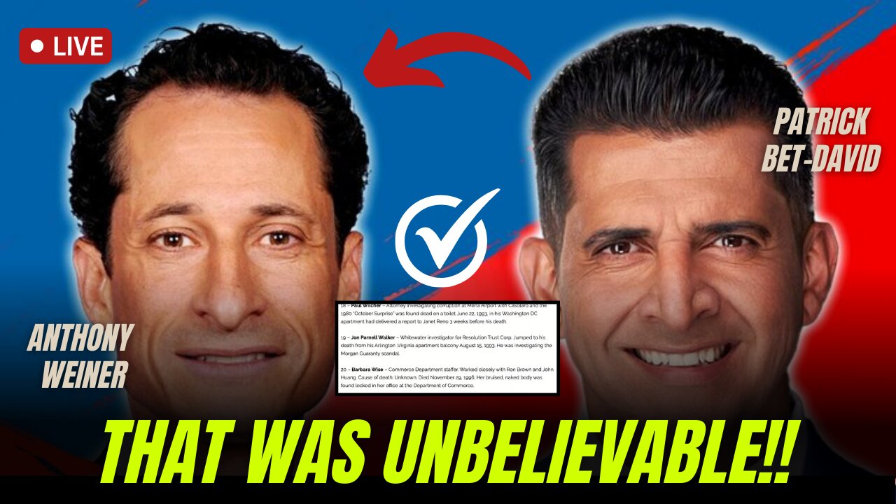 The Clinton’s "Kill List" Allegation - Patrick Bet-David Vs Anthony Weiner! (MUST WATCH!!)