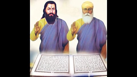 ਬਹੁਤ ਜਨਮ ਬਿਛੁਰੇ ਥੇ ਮਾਧਉ ਇਹੁ ਜਨਮ ਤੁਮ੍ਹਾਰੇ ਲੇਖੇ ਕਹਿ ਰਵਿਦਾਸ ਆਸ ਲਗਿ ਜੀਵਉ ਚਿਰ ਭਇਓ ਦਰਸਨ ਦੇਖੇ ॥