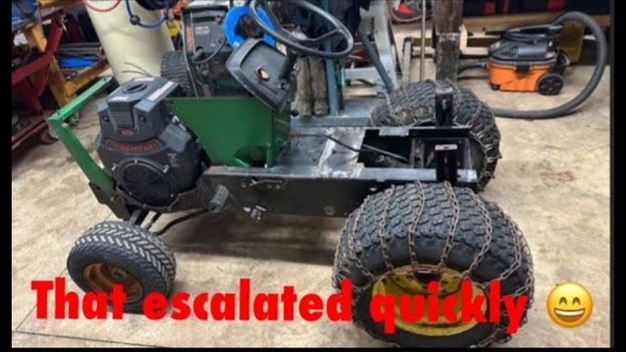 TOTAL DESTRUCTION 😄/Kohler K321/JD214 mud mower build Part 2