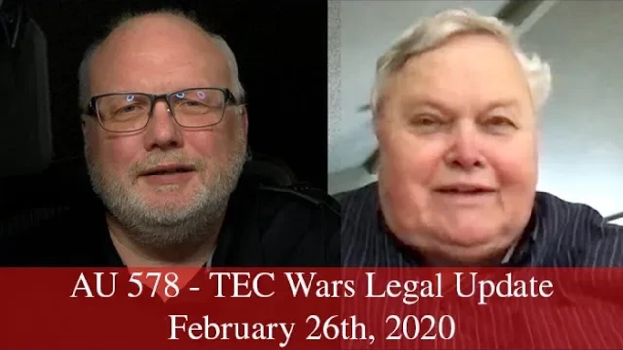 Anglican Unscripted 578 - TEC Wars Legal Update