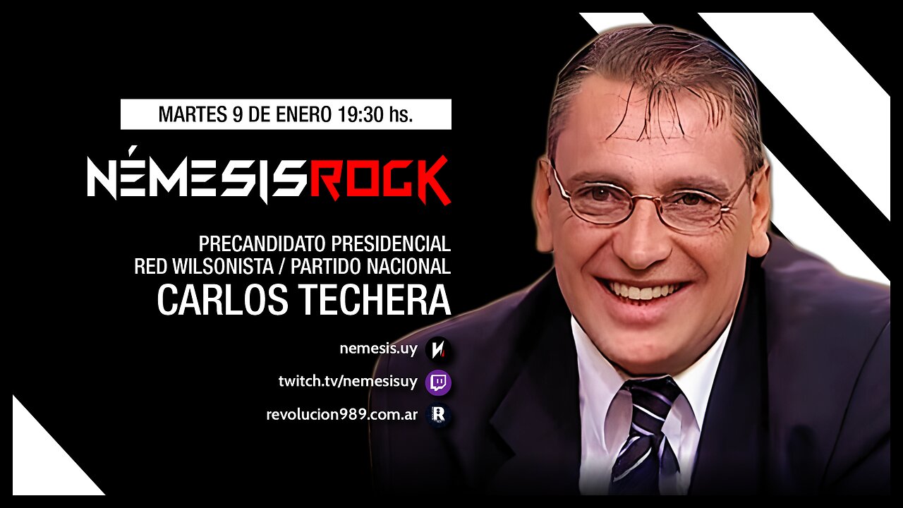 NÉMESIS ROCK - Con el precandidato presidencial Carlos Techera de Red Wilsonista, Partido Nacional [09.01.2024]