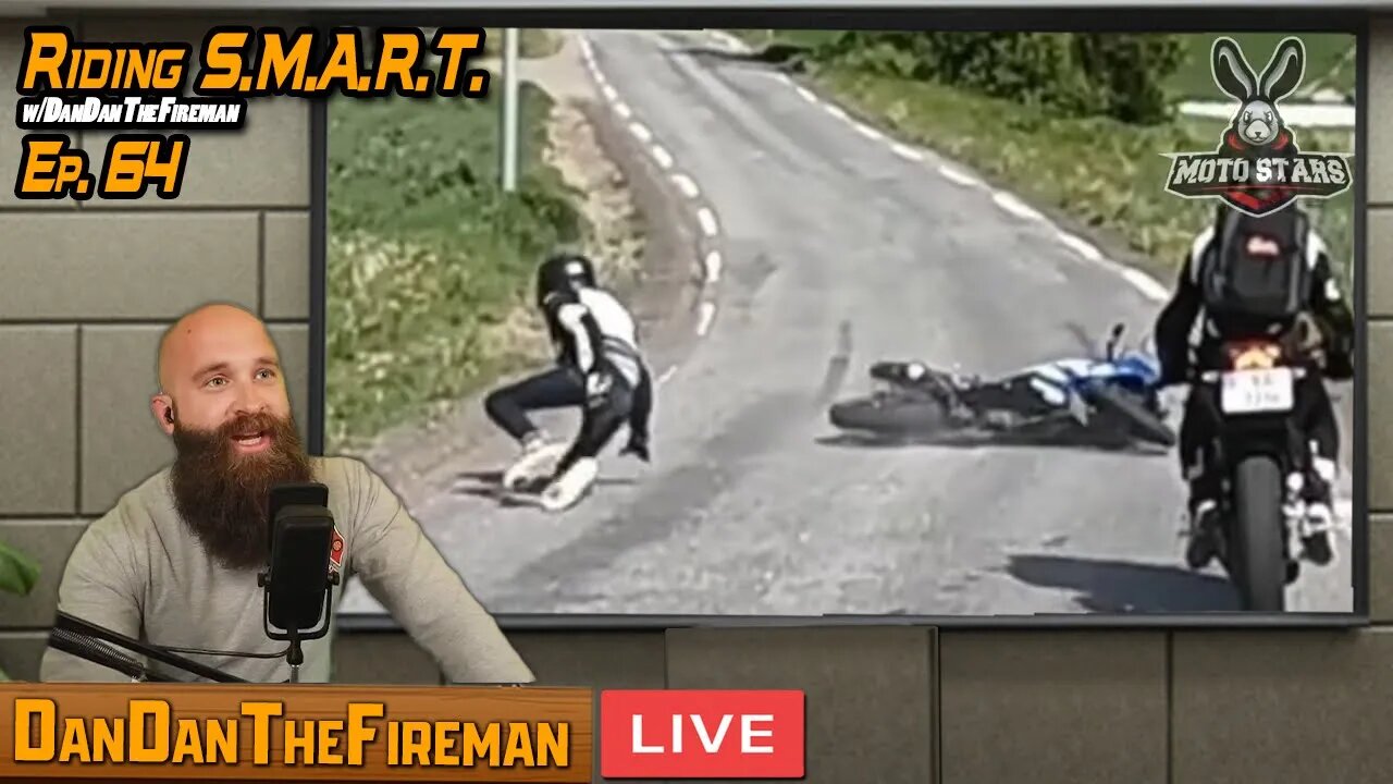 🔴LIVE: Moto Crashes REVIEWED / Motostars / Riding S.M.A.R.T. 64