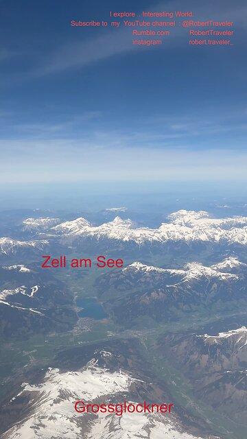 Beautiful #Austria from Above #Skicenter #ZellamSee #Grossglockner #Salzburg #St.Johan