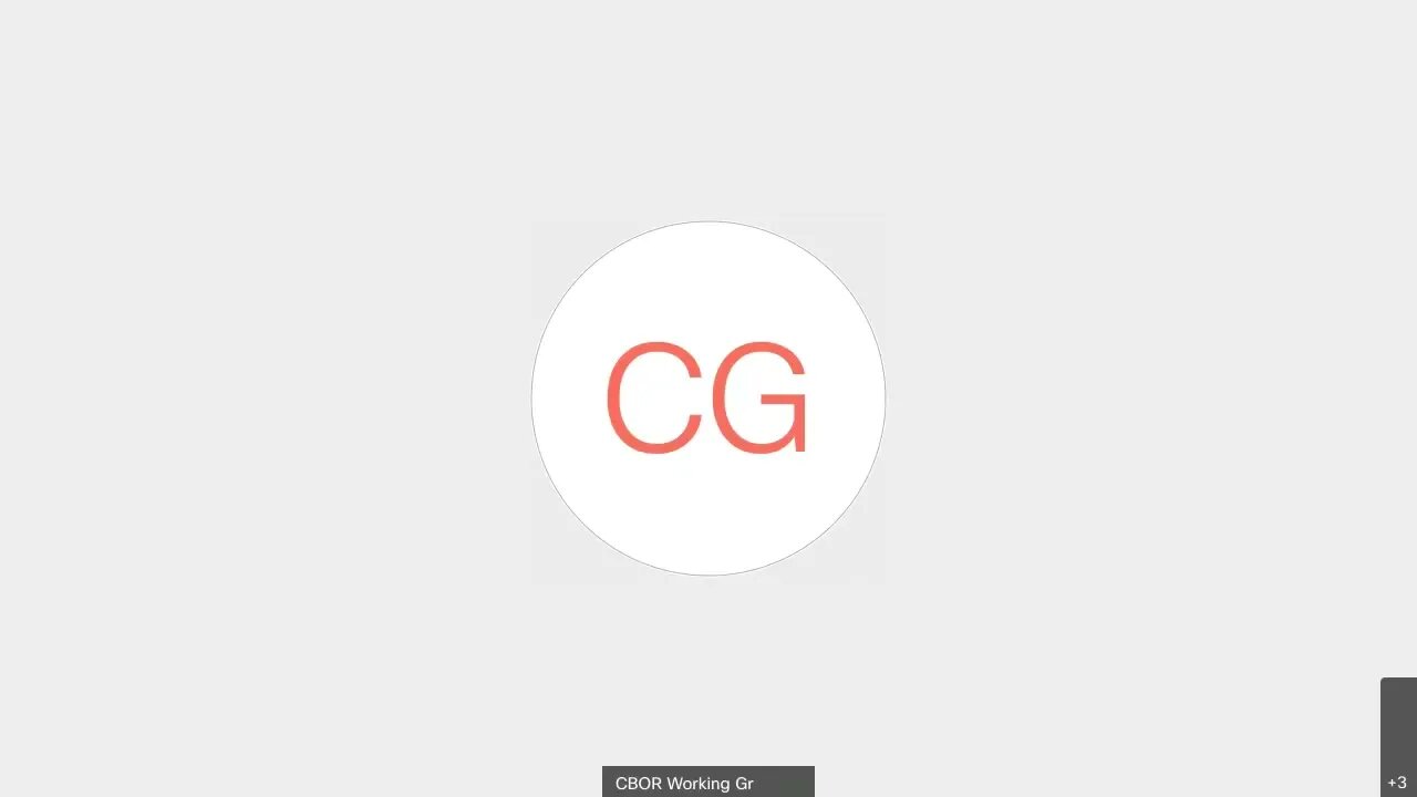 CBOR WG Interim Meeting, 2020 09 30