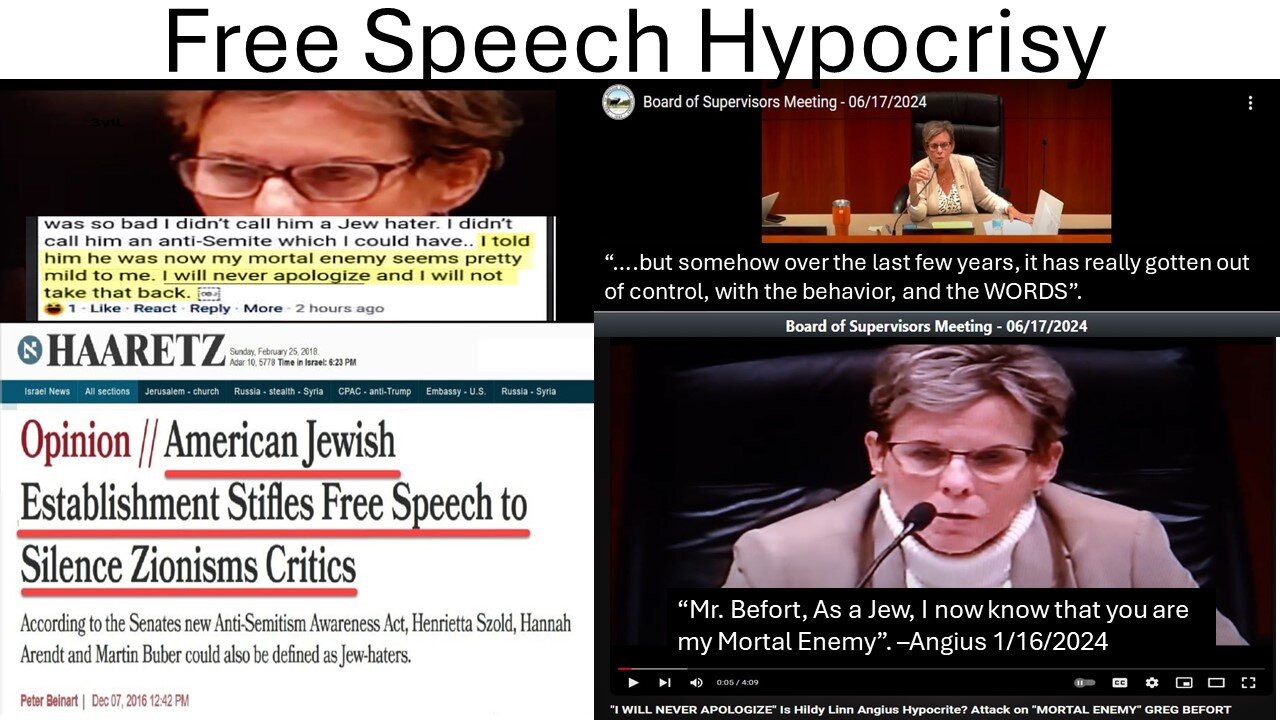 June 17, 2024 Mohave County BOS Meeting: Free Speech Hypocrisy