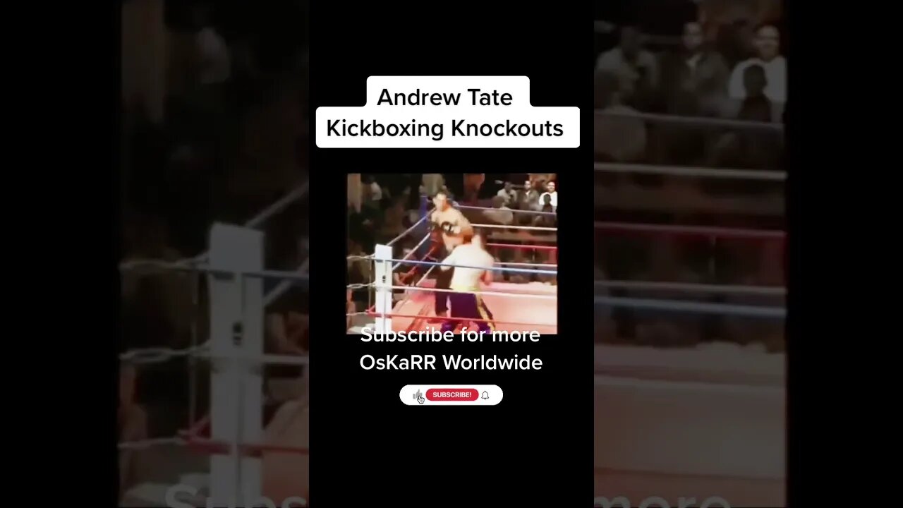 Andrew Tate Kickboxing Compilation | #Shorts