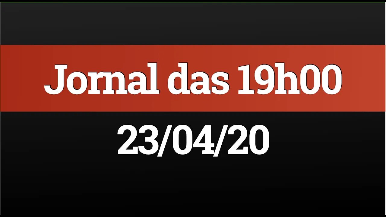 AO VIVO (23/04) - Sérgio Moro, recorde de mortes no Brasil e mais