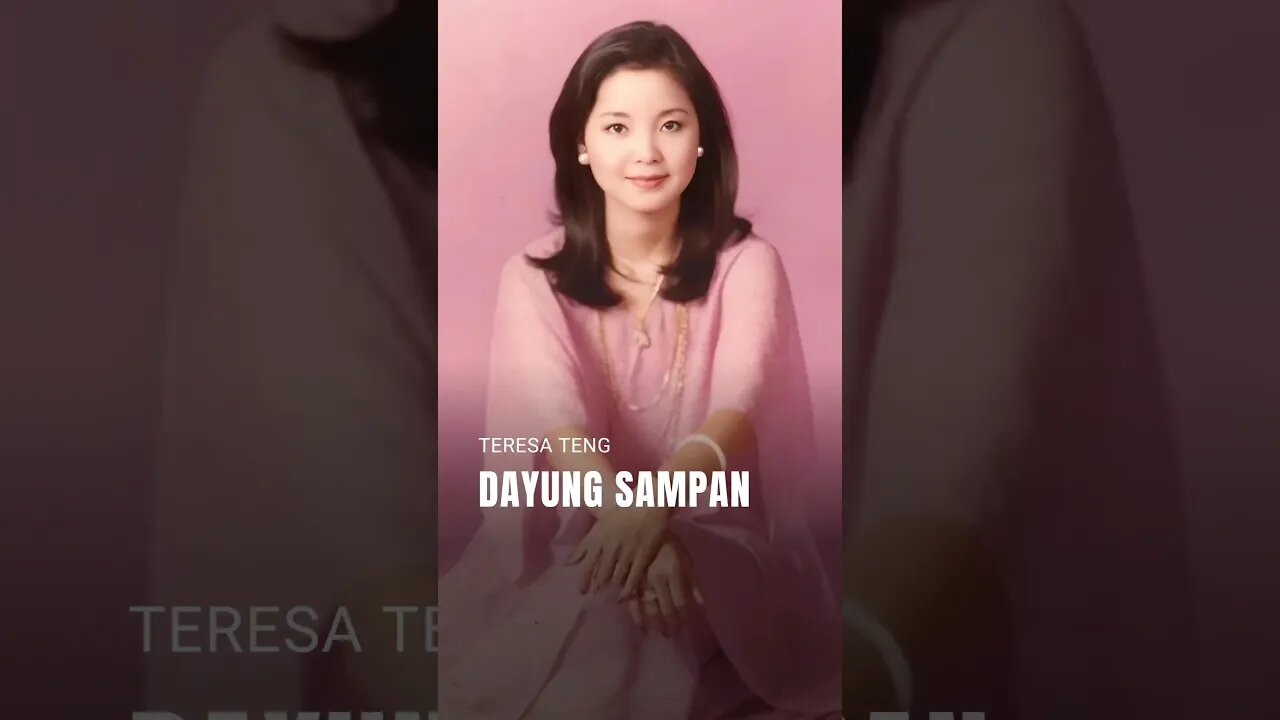 鄧麗君 / Teresa Teng • 甜蜜蜜 / Dayung sampan [Indonesian version] (lyric + English translation) #Shorts